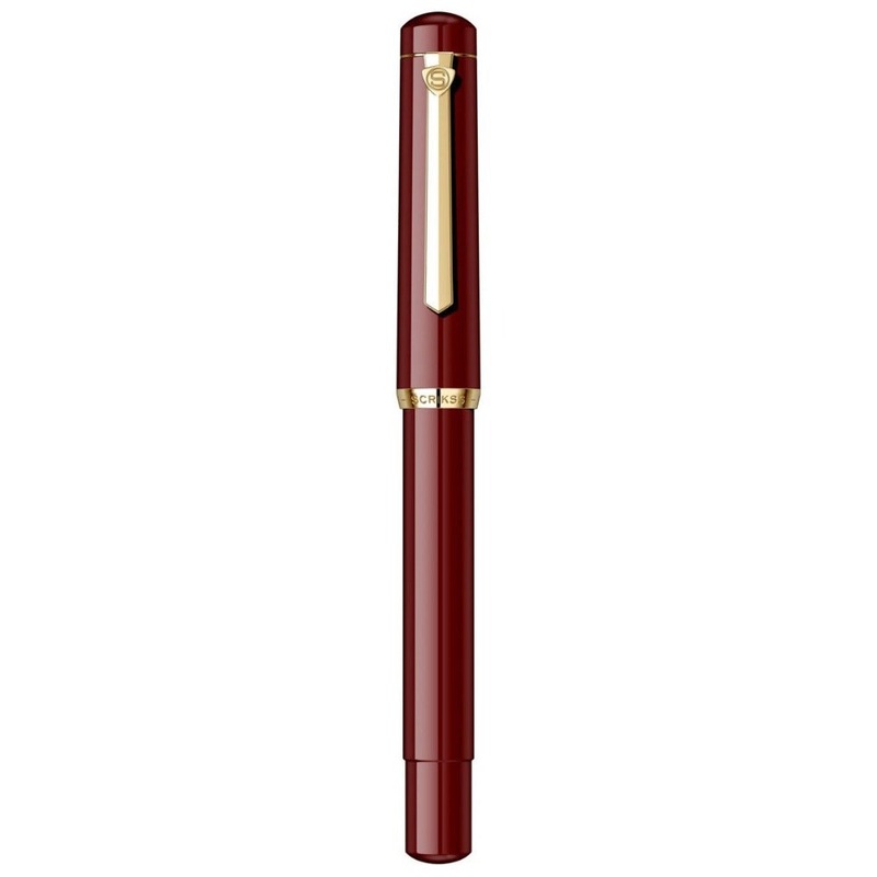 SCRIKSS, Fountain Pen - 419 Piston Filler BURGUNDY GT.
