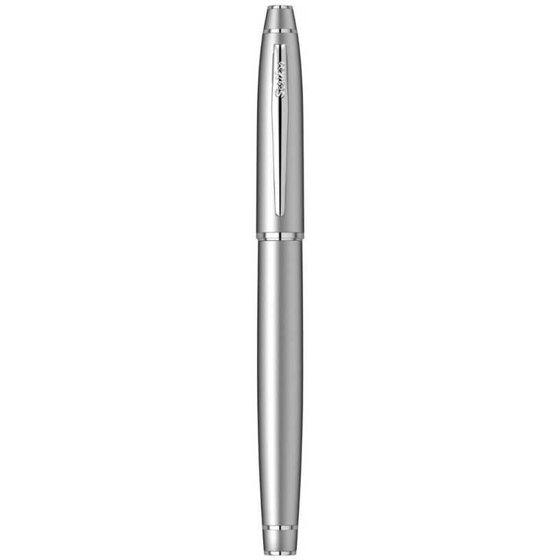 SCRIKSS, Fountain Pen - NOBLE 35 MATT CHROME.