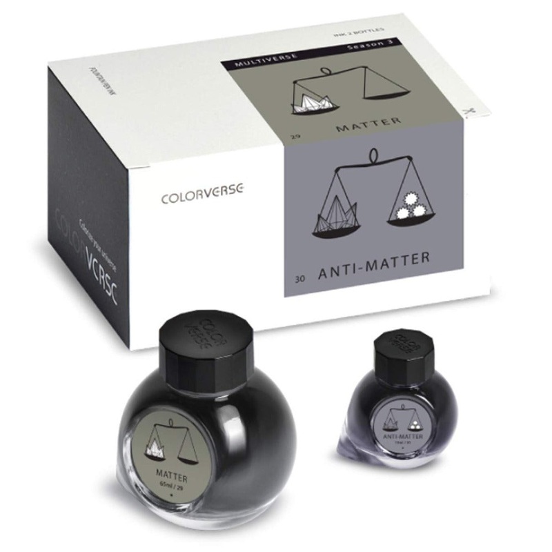 COLORVERSE, Ink 2 Bottles - MULTIVERSE Season 3 MATTER & ANTI-MATTER (65ml+15ml).
