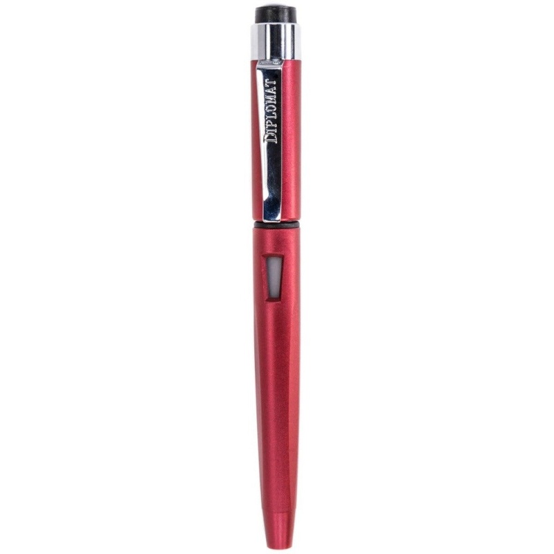 DIPLOMAT, Fountain Pen - MAGNUM BURNED RED.