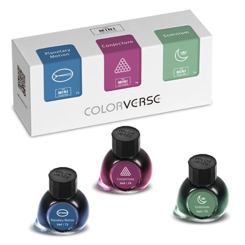 COLORVERSE, Ink 3 Bottles - THE MINI COLLECTION Johannes Kepler (5ml).